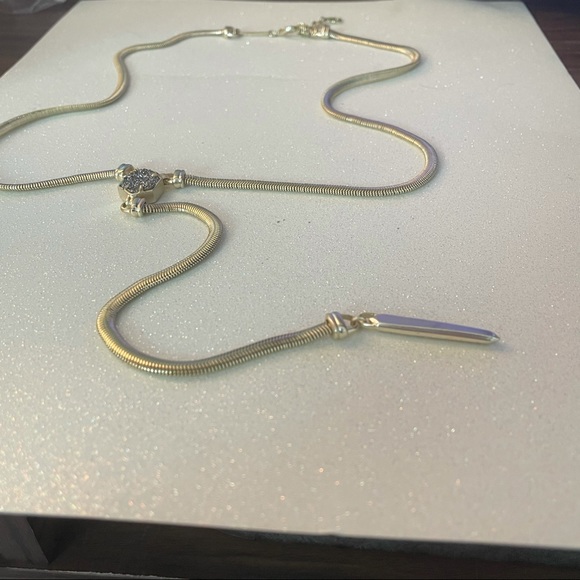 Kendra Scott Starla- gold with platinum drusy - Picture 7 of 8